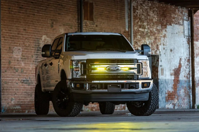 Rigid Industries 6in SR-Series Pro Dot / SAE Fog Lights (Pair) - Selective Yellow - Back View