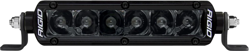 Rigid Industries 6in SR Series Spot - Midnight Edition - Side View