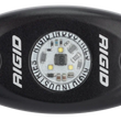 Load image into Gallery viewer, Rigid Industries A-Series Light - Black - Low Strength - Amber - Side View