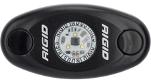 Load image into Gallery viewer, Rigid Industries A-Series Light - Black - Low Strength - Amber - Side View