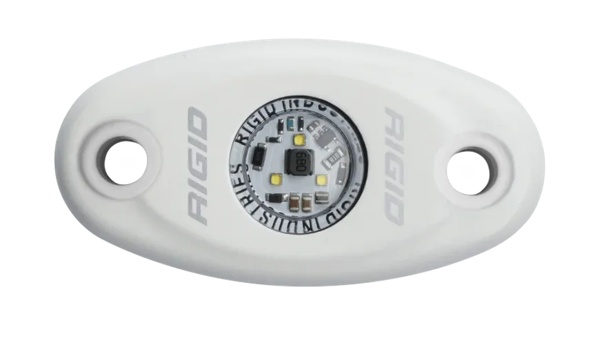 Rigid Industries A-Series Light - White - High Strength - Cool White - Side View