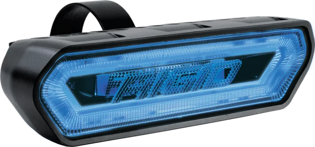 Rigid Industries Chase Tail Light Kit w/ Mounting Bracket - Blue - Side View