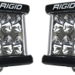Load image into Gallery viewer, Rigid Industries D-SS - Driving - Set of 2 - Black Housing - Side View