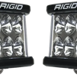 Load image into Gallery viewer, Rigid Industries D-SS - Driving - Set of 2 - Black Housing - Side View