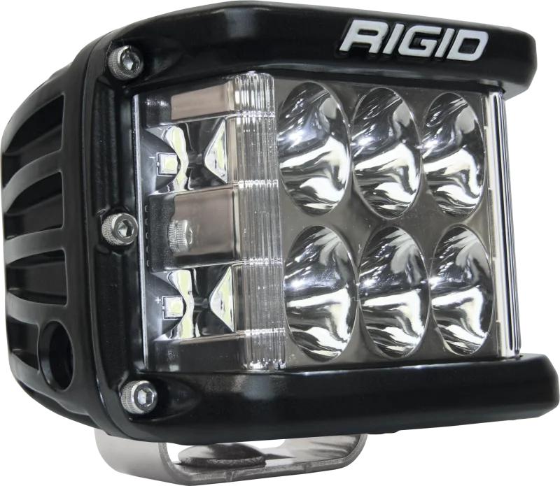 Rigid Industries D-SS - Driving - Single - Black Housing - Side View