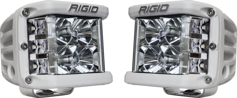 Rigid Industries D-SS - Flood - Set of 2 - White Housing - Main Product View