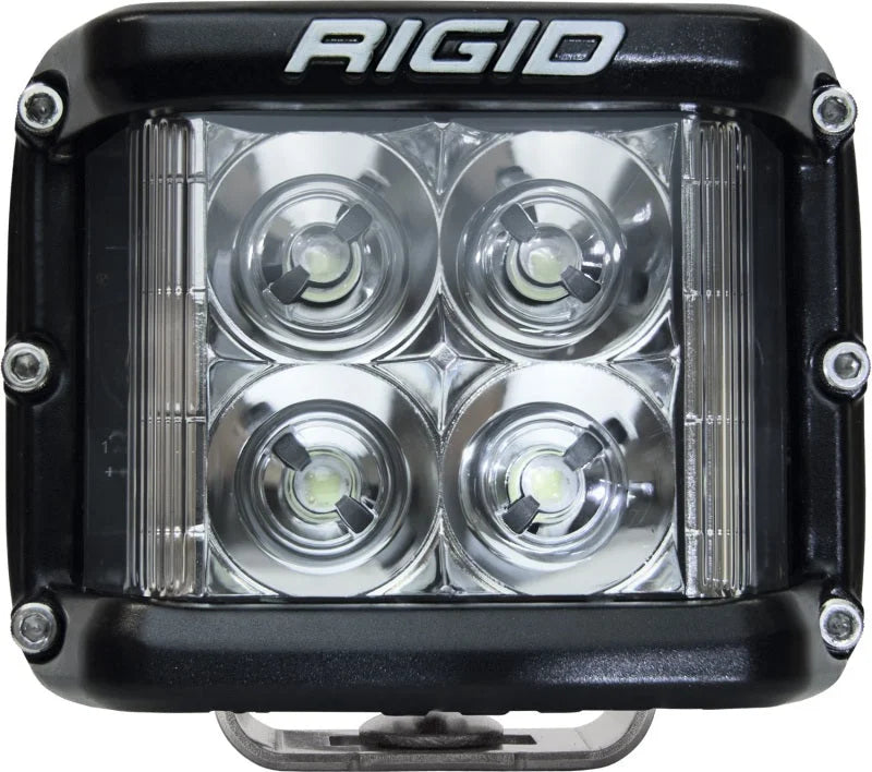 Rigid Industries D-SS - Flood - Single - Black Housing - Side View