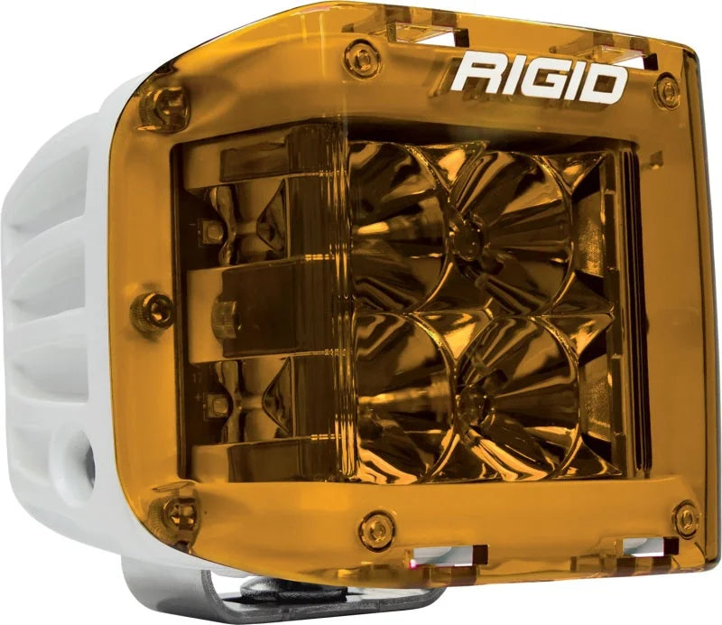 Rigid Industries D-SS - Yellow Cover - Side View