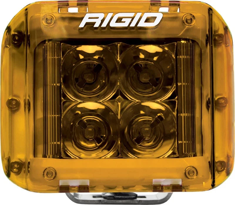 Rigid Industries D-SS - Yellow Cover - Back View
