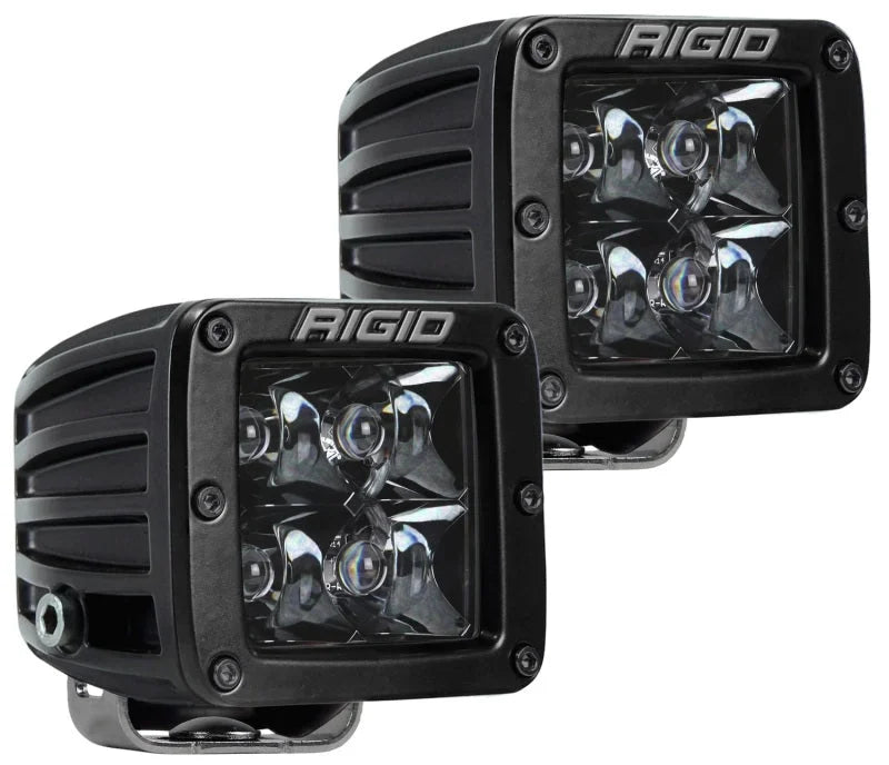 Rigid Industries D-Series Midnight Edition - Spot - Set of 2 - Main Product View