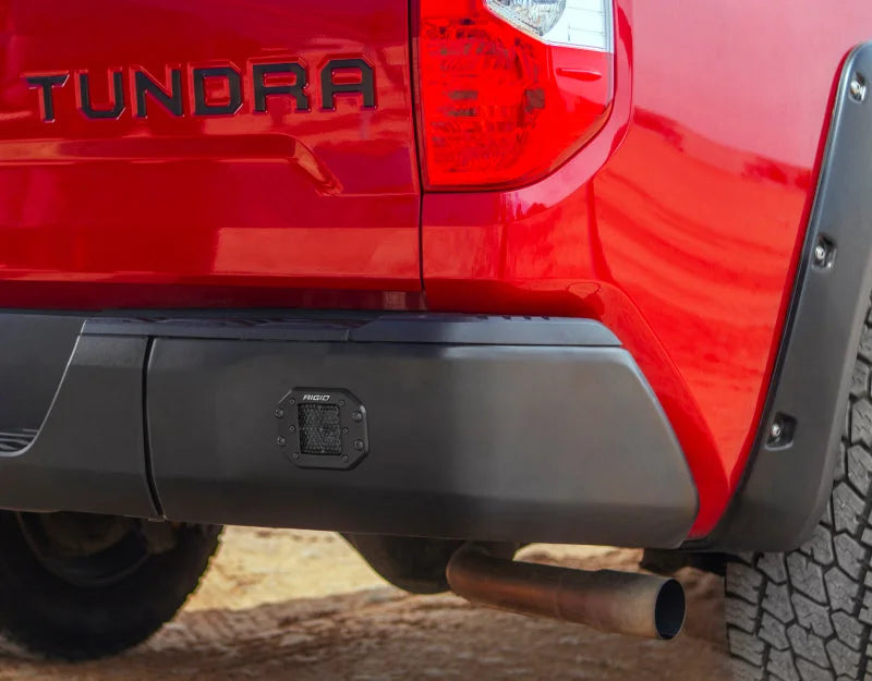 Rigid Industries D Series PRO Midnight Edition - Spot - Diffused - Pair - Side View