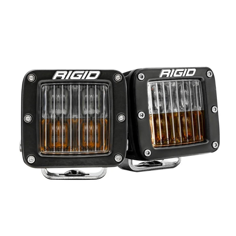 Rigid Industries D-Series SAE Fog Yellow/White Pair - Main Product View