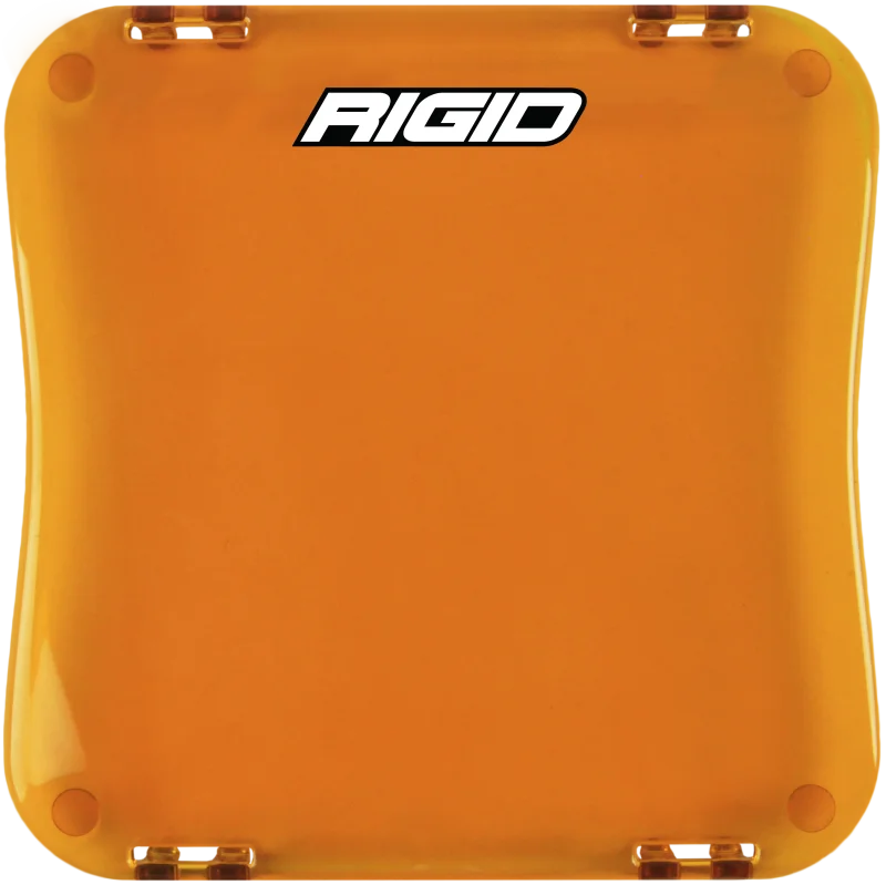 Rigid Industries D-XL Series Light Cover - Yellow - Side View