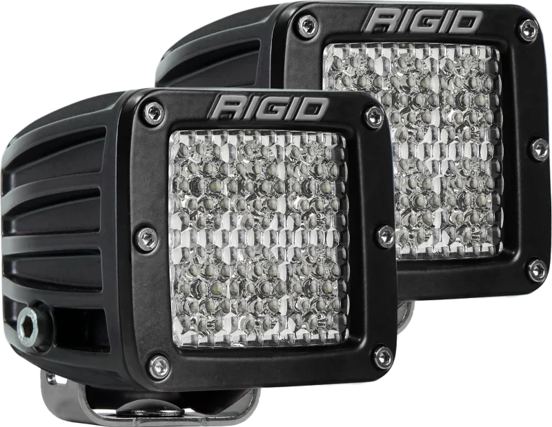 Rigid Industries D2 - 60 Deg. Lens Pair - Side View