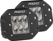 Load image into Gallery viewer, Rigid Industries D2 - Flush Mount - Driving Pair - Side View