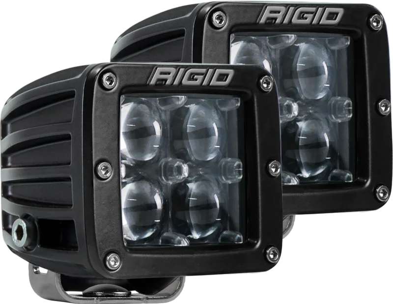 Rigid Industries D2- HYPERSPOT Pair - Side View