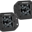 Load image into Gallery viewer, Rigid Industries D2 - Midnight Edition Flush Mount Spot Lights - Main Product View