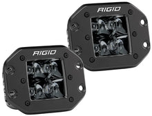 Load image into Gallery viewer, Rigid Industries D2 - Midnight Edition Flush Mount Spot Lights - Main Product View