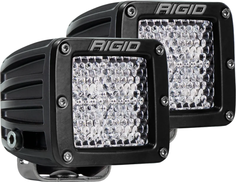 Rigid Industries Dually - 60 Deg. Lens - Set of 2 - Side View