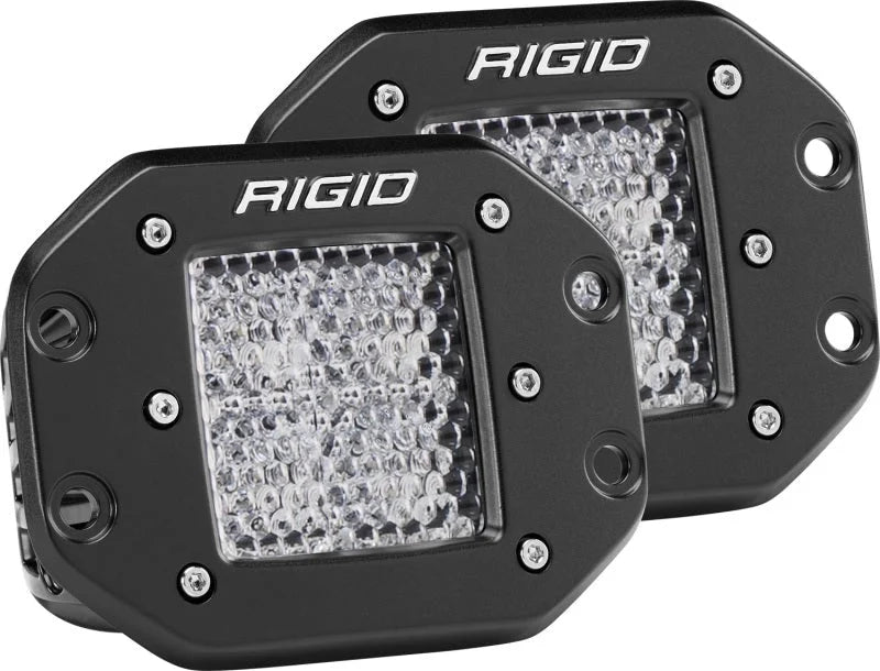 Rigid Industries Dually - Flush Mount - 60 Deg. Lens - Set of 2 - Main Product View