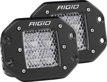 Load image into Gallery viewer, Rigid Industries Dually - Flush Mount - 60 Deg. Lens - Set of 2 - Side View
