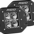 Load image into Gallery viewer, Rigid Industries Dually - Flush Mount - Flood - Set of 2 - Side View