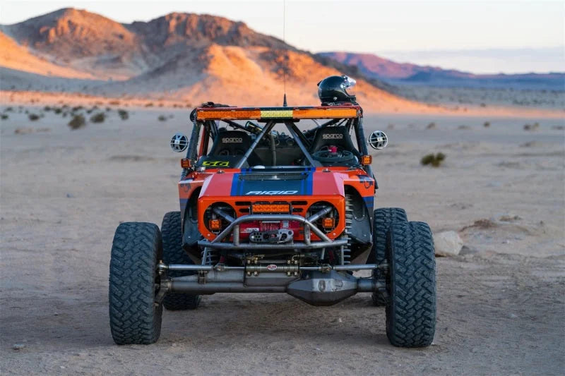 Rigid Industries E-Series 10in. Spot w/ Amber PRO Lens - Side View