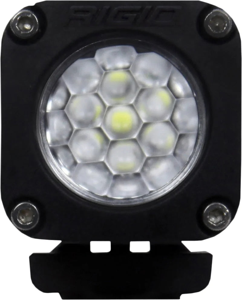 Rigid Industries Ignite Diffused - SM - Black - Side View