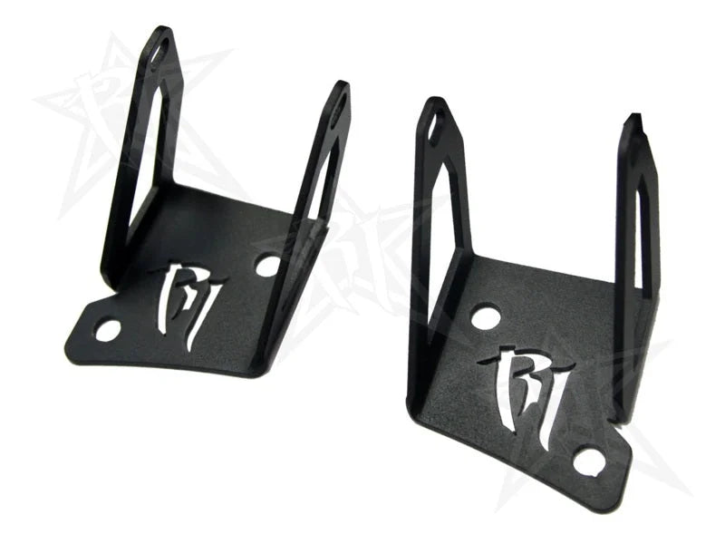 Rigid Industries Jeep JK - A-Pillar Mount Kit - Mounts set of Dually/D2 - Main Product View