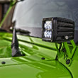 Load image into Gallery viewer, Rigid Industries Jeep JK - A-Pillar Mount Kit - Mounts set of Dually/D2 - Side View