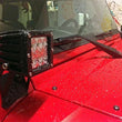 Load image into Gallery viewer, Rigid Industries Jeep JK - A-Pillar Mount Kit - Mounts set of Dually/D2 - Back View