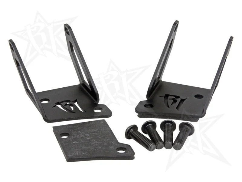 Rigid Industries Jeep JK - A-Pillar Mount Kit - Mounts set of Dually/D2 - Additional View 5