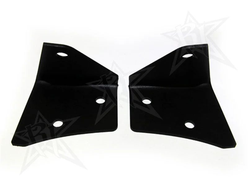 Rigid Industries Jeep JK - A-Pillar Mount Set of 2 - For Dually/D2 set - Detail View