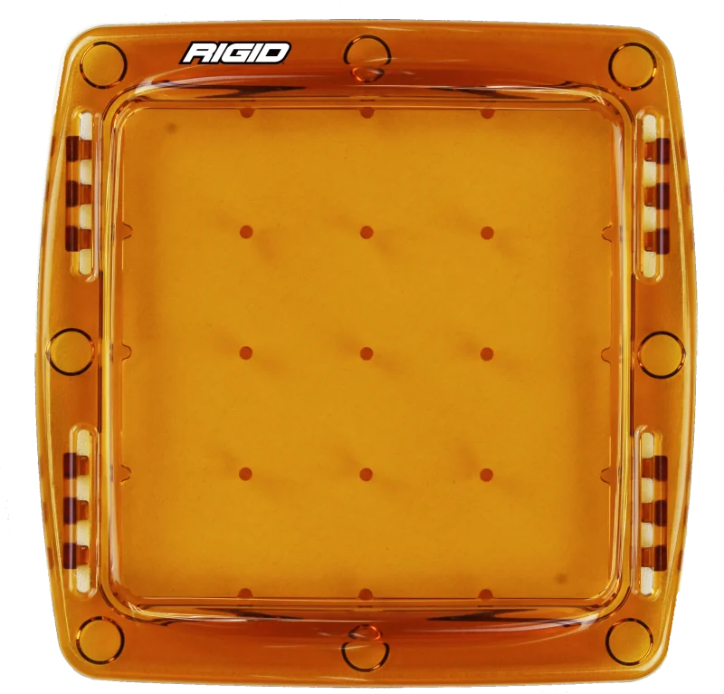 Rigid Industries Q-Series Light Cover - Yellow - Side View