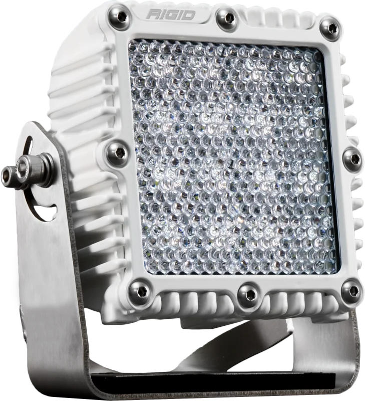 Rigid Industries Q Series Pro - Flood Diffused - White - Side View