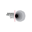 Load image into Gallery viewer, Rigid Industries Radiance+ Scene RGBW Surface Mount - Pair - Back View