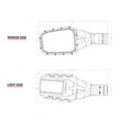 Load image into Gallery viewer, Rigid Industries Reflect Lamp Set - Side View