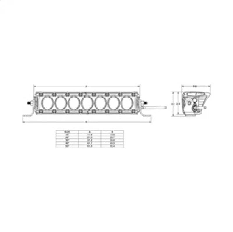 Rigid Industries Revolve 30in Bar w/Amber Trim Ring - Additional View 9