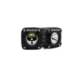 Load image into Gallery viewer, Rigid Industries Revolve Pod w/Amber Trim Ring - Pair - Main Product View