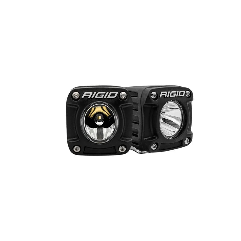 Rigid Industries Revolve Pod w/Amber Trim Ring - Pair - Main Product View