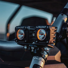 Load image into Gallery viewer, Rigid Industries Revolve Pod w/Amber Trim Ring - Pair - Additional View 8