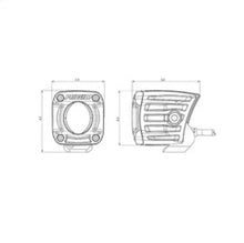 Load image into Gallery viewer, Rigid Industries Revolve Pod w/Amber Trim Ring - Pair - Additional View 10