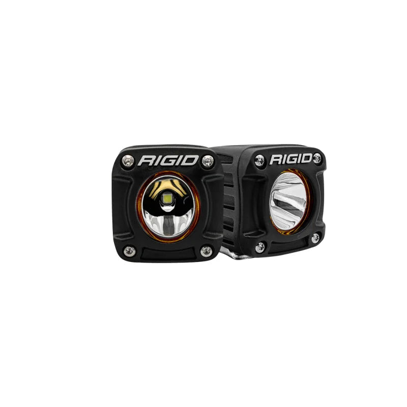 Rigid Industries Revolve Pod w/White Trim Ring - Pair - Main Product View