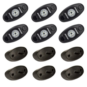 Rigid Industries Rock Light Kit- Amber (6 lights) - Main Product View