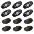 Load image into Gallery viewer, Rigid Industries Rock Light Kit- Cool White (6 lights) - Back View
