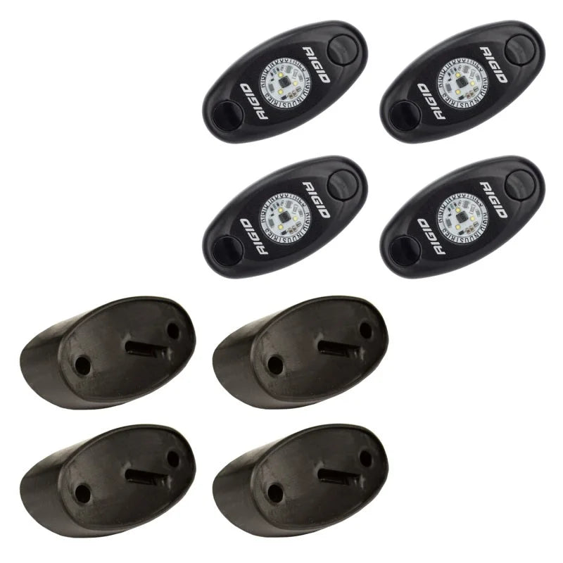 Rigid Industries Rock Light Kit- Red (4 lights) - Main Product View