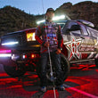Load image into Gallery viewer, Rigid Industries Rock Light Kit- Red (4 lights) - Installation View