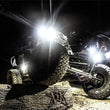 Load image into Gallery viewer, Rigid Industries Rock Light Kit- Red (6 lights) - Side View