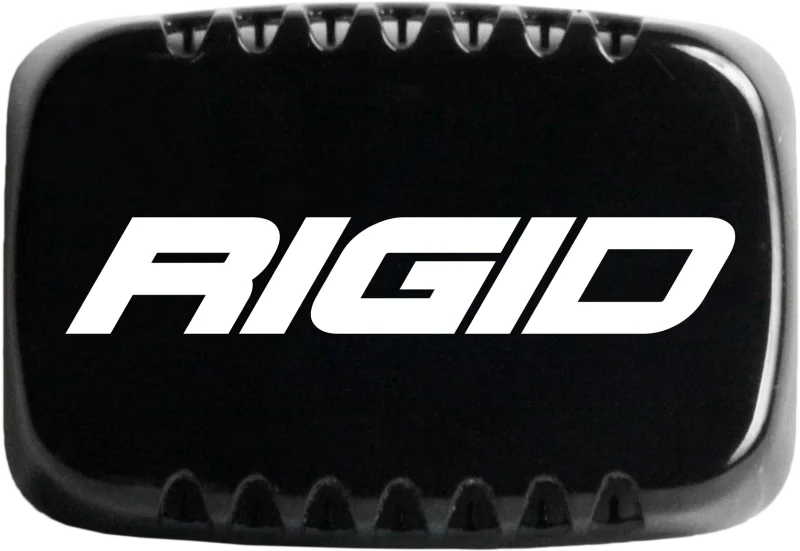Rigid Industries SR-M Light Cover- Black - Side View