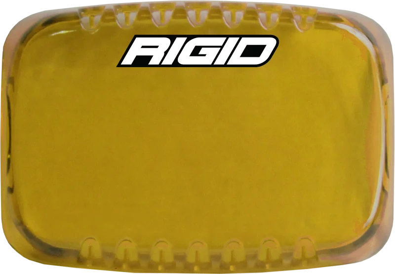 Rigid Industries SR-M Light Cover - Yellow - Side View